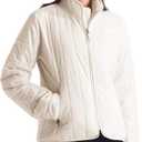THE NORTH FACE Women's Junction Insulated Jacket (Standard & Plus Size) | Water Repellent Winter Coat & Zip Hand Pockets (Medium, White Dune)