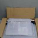 7 code Large Clear Shoe Boxes OrganizerThicker Material Stronger Shoe Box with Magnetic Door, Stackable Shoe Storage Box for Closet, Foldable Space-Saving Storage Bins Shoe Cabinet, White 9 Pack