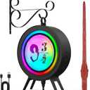 Decorations LED Night Light: with Wand Remote, Double-Sided RGB Vintage Lamp, for Wall or Table Lighting, Smart Night Mode, 84H Runtime, Themed Christmas Halloween & Birthday Gift