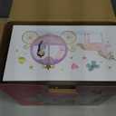 Giggle & Honey Princess Musical Jewelry Box for Girls Kids Music Box with Drawers, Fairytale Gifts for Girls Birthday, Princess Jewelry Boxes for Ages 3-10