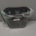 iDesign Small Slim Plastic Bathroom Trash Can, Garbage Can for Bedroom, Office, Desk, Dorm, Black