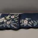 BSICPRO Floral Runners for Hallways, 2x6 Washable Vintage Kitchen Runner with Rubber Backing Non Slip, Farmhouse Area Rugs for Kitchen, Hallways, Laundry, Bedroom, Bathroom (Navy Blue)