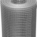 SEBOSS Hardware Cloth 1/2 inch 48 x 100 Ft 19-Gauge, Hot-dip Galvanized After Welding, Chicken Wire Fencing Wire Mesh Roll Rat Wire Gopher Mesh