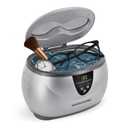 Magnasonic Ultrasonic Cleaner - 20oz Stainless Steel Tank, Digital Timer, 5 Cleaning Modes, Ultrasonic Jewelry Cleaner for All Jewelry, Eyeglasses, Watches, Dentures, Retainers & More (Silver)