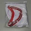 YWIES Plain Basketball Jersey, Blank Team Uniform, Hip Hop Hipster Short Sleeveless Active Shirts (Medium, White-red)