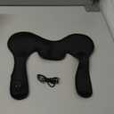 Cordless Heating Pad for Neck Pain Relief, 4000mAh Rechargeable Heated Neck Wrap with 3 Heating Levels, Portable Mini Small Thin Neck Heating Pad (Black)