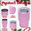 Tamarac Mini Tumbler Shot Glass with Straw, 3 oz Shot Glass with Straw and Lid, Funny Shot Glasses, Colored Stainless Steel Sublimation Tumblers,Wedding Birthday Party Favors 6 Pack