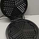 Mueller Heart 5 Waffle Maker, Waffle Iron, Adjustable Browning Control & Nonstick, Cool Touch Handle, Easy to Clean, Small Kitchen Appliances