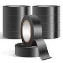 10 Pack Black Electrical Tape Waterproof3/4 in x 60ftHigh Temperature Electric Tape Weatherproof Home Outdoor Multipurpose Insulating Wire WrappingMaximum Voltage