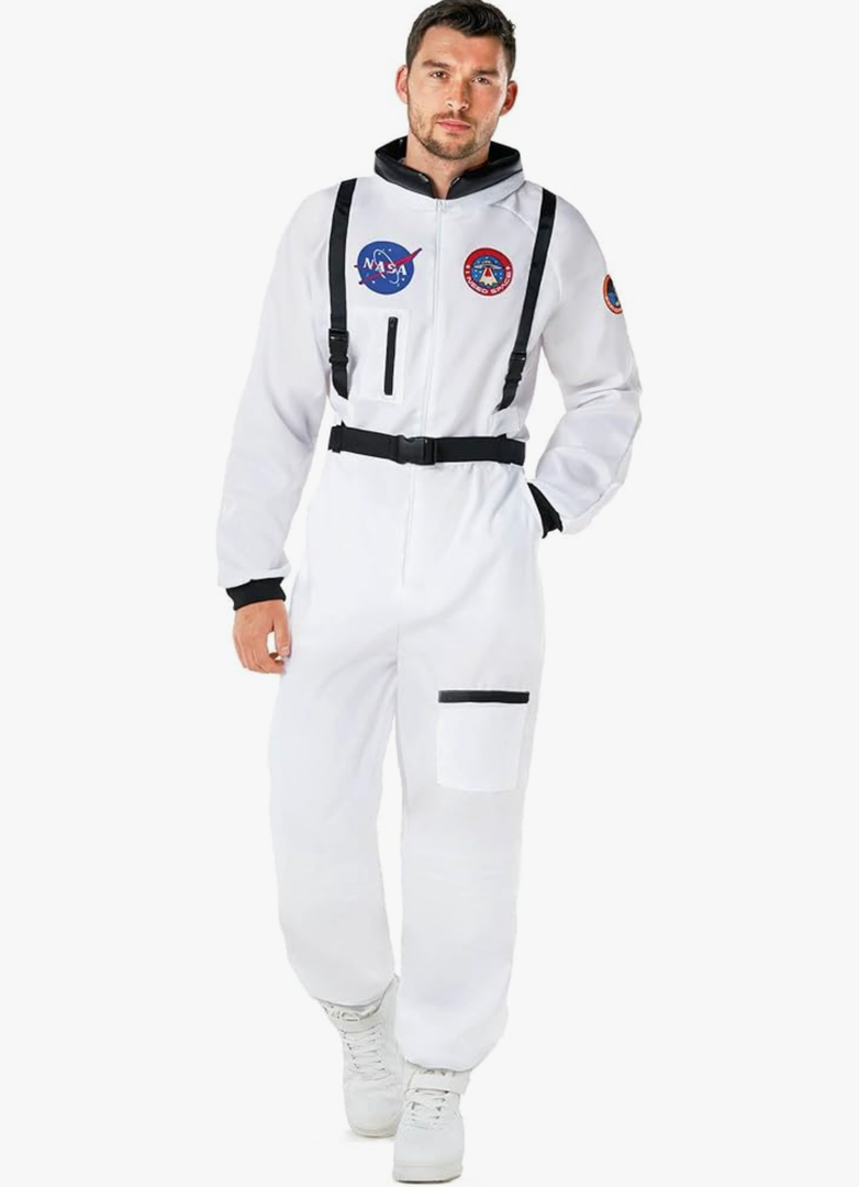 Morph Astronaut Costume Adult, Space Suit Men, Mens Halloween Costume Astronaut Suits, Nasa Space Suit Adult X-Large