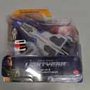 Mattel Disney and Pixar Lightyear Hyperspeed Series Mini Action Figure & Toy Vehicle Set, Buzz Lightyear & XL-02 Spaceship