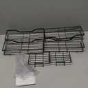 OMAIRA 3-Pack Shower Caddy with Soap Holder, Adhesive Rustproof No-drill Strudy Loading Inside Shower Organizer Shelves Rack Storage Bathroom Organization for Smooth Wall Glass Tile, Black (Large)