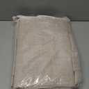 MIULEE 100% Blackout Linen Textured Curtains for Bedroom Solid Thermal Insulated Natural Beige Grommet Room Darkening Curtains & Drapes Luxury Decor for Living Room Nursery 52 x 96 Inch (2 Panels)