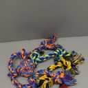 SHARLOVY Dog Chew Toys for Aggressive Chewers, 5 Pack Indestructible Dog Toys for Large Breed, Cotton Rope Toys, Tough Bone Chew for Aggressive Chewers Large Breed