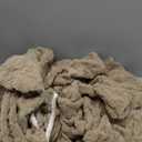 vctops 4 Pieces Geometric Jacquard Plush Recliner Slipcovers Soft Fuzzy Fluffy Sofa Couch Cover Anti-Slip Furniture Protector with Elastic Bottom for Kids Cats Dogs(Brown,1 Seat)