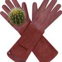 SLARMOR Long Gardening-Gloves Women/ Men-Thorn proof Rose Pruning Heavy Duty Gauntlet-L