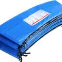 15FT/14FT/12FT Trampoline Safety Pad, Universal Replacement Trampoline Springs Cover, Trampoline Accessories Fits 15FT/14FT/12FT Frames, No Holes for Pole, Water-Resistant (Blue)