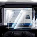 Karltys [Upgrade] 2 Pack 2021~2025 2026 Ford Bronco Screen Protector 12-Inch [No Glare & Fingerprint] for Touchscreen 9H Tempered Glass Navigation Protective Screen Protector for Ford Bronco Accessories