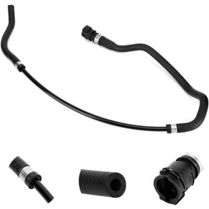 Engine Upper Radiator Coolant Expansion Tank Hose Fit for BMW 2008-2013 128i, 2006-2011 323i, 2006 325i, 325xi, 2007-2013 328i, OE # 17127618510 17127565093