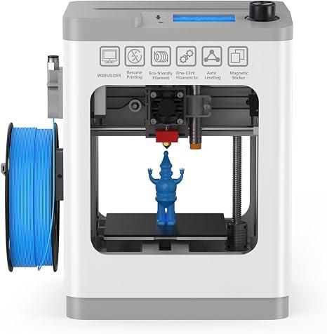 TINA2 3D Printer, HEPHI3D Mini 3D Printers for Beginners Fully Assembled
Ready to Use, Auto Leveling 3D Printer for Beginners with Resume Printing, Fully Open Source, Removable Flexible Build Plate