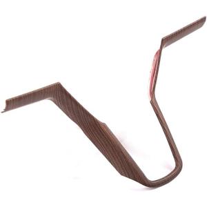 Lcojicep Fit forTesla Model 3 2017-2021 Center Control Steering Panel Decorative Frame Protection Cover Inner Trim (Pear Wood Grain)