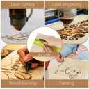 Riakrum Basswood Sheets Plywood Board Unfinished Wood Boards for Crafts for DIY Laser Projects Architectural Mini House Building Hobby Model Making(16 x 16 x 1/16 Inch,1)