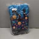 Uni Baby Diaper Bag, Mommy and Baby Stuff Backpack with Fun Prints, Pink and Black (Blue)