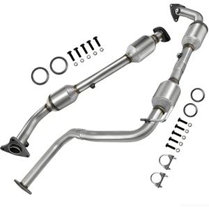54722 174500S020 Left and Right Catalytic Converter Compatible with Toyota Tundra V8 5.7L 2007 2008 2009 (For Extended Cab 145.7 Wheel Base Only) Catalytic Convertor