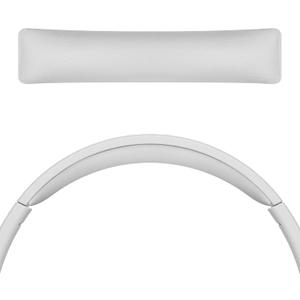 Geekria Protein Leather Headband Pad Compatible with Sony WH-CH520/ CH510/ CH500 Headphones, Replacement Band Repair Part (White)