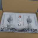 Modern Wall Sconce Set of Two Indoor Wall Lamp Chrome Wall Sconces Crystal Wall Light Bathroom Vanity Light Fixtures Wall Mounted Room Sconce Wall Lighting (2-Pack)