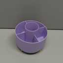 Camelmother Pen Holder For Desk With 5 Slots 360Rotating Pencil Holder Makeup Organiezr Teacher Supplies Office decor (purple)