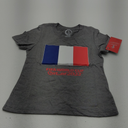 Outerstuff Youth & Kids FIFA World Cup Classic Soccer Short Sleeve Triblend Tee, Tri-Blend Heather Grey, Youth Girls Small-7/ 8