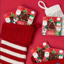 Fruidles Christmas Santas Mini Milk Chocolates Snack, Holiday Treats, Kosher Certified Dairy, 1.41 Oz (2-Pack)