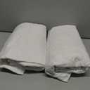 Crib Mattress Protector Sheets Waterproof 2 Pack, Quilted Crib Mattress Pad Cover Fitted Fits for Toddler Bed Mattress, White, 52 x 28