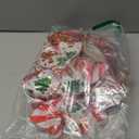 20 Pcs Christmas Bow Gingerbread 6 Inch Large Christmas Wreaths Bows for Tree Gift Wrapping Garland Decoration Vintage Holiday Party Crafts Xmas Tree Ribbon Ornaments