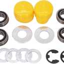 DVPARTS Front Wheel Bearing Bushing to Bearing Conversion Kit for John Deere LA140 LA145 LA150 LA155 LA165 LA175 LA100 L105 LA115 LA125 LA130 LA135 L100 L105 L108 L110 L120 L130