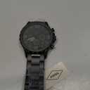 Fossil Men's Nate Quartz Stainless Steel Chronograph Watch, Black 