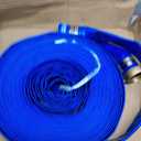 2" x 100 ft Backwash Hose for Swimming Pools, Heavy Duty PVC Lay Flat Water Discharge Hose,Durable Pool Drain Hose with Aluminum Pin Lug Fittings for Pump And Filters