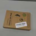 2-Pack Inkless Hand and Footprint Kit - Ink Pad for Baby Hand and Footprints - Dog Paw Print Kit, Dog Nose Print Kit - Baby Footprint Kit, Clean Touch Baby Foot Printing Kit (Jet Black, L)