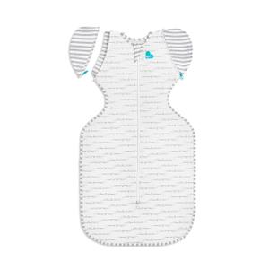 Love to Dream Swaddle Up Transition Swaddle, Patented Zip-Off Wings, Gently Help Baby Transition from Being Swaddled to Arms Free When Showing Signs of Rolling, 1.0 TOG, 13-19 lbs, White