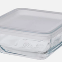 Glass Food Container with 5Lid, Pack of 4