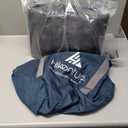 Hikenture 4 INCH Thick Self Inflating Sleeping Pad 9.5 R Value, Comfort Plus Camping Mattress with Pump Sack, Inflatable Foam Insulated Camping Pad, Camping Mat 4-Season (Single (80"28"), Light Blue)