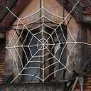 KatchOn, Spider Web Halloween Decorations - 8Ft, Rope | Halloween Decorations Outdoor, Indoor | Spider Web Decoration for Outdoor | Summerween Party