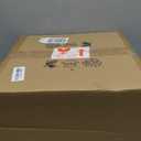 Esther life Semi Flush Mount Ceiling Light, Scalloped Frosted Glass Close to Ceiling Light Fixtures with 2 Lights, Gold Vintage Light fixtures for Bedroom Living Room Entryway Hallway, Milk White