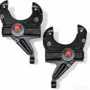 2.5" Drop Spindles, Front Lowering Knuckle Kit Compatible with 1973-1987 Chevy C10 - Fits 1" Thick Rotors 2WD ONLY, # M0117K11-1, M0117K11-2