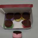 DMSKY 6 PCS Bee Lip Balm Lip Mask Honey Pot,Valentines Day Gifts,Propolis Lip Mask Overnight Moisturizing Lip Balm with Stick,Sleeping Lip Mask Prevention Dry & Cracked,Galentines Day Party Favors (Strawberry & Green Apple & Peach & Lemon & Honey & Grape)