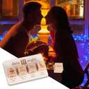 2 x Date Night Dice Ideas: Decision Making for Couples, Romantic Wooden Deluxe Gifts for Him Her Boyfriend Girlfriend Wife Husband. Perfect for Anniversary Bridal Shower Valentine's Day Birthday Wedding