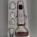 Electric Razors LED Display for Women Men, 2025 Wet/Dry Lady Shaver,4 in 1 Cordless Hair Remover with IPX7 Waterproof, Smooth & Silky Portable Bikini Electric Grooming Set (Pink & White)