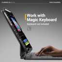 MAGEASY CoverBuddy Lite iPad Case that Fits Magic Keyboard for iPad Air 13" (M4 2026 / M3 2025 / M2 2024, 8th/7th/6th Generation) Magic Keyboard Compatible Case with Pencil Holder (Black 1.0)