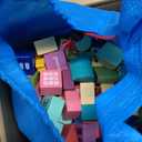 Wooden Building Blocks for Toddlers, Kids City Construction Stacking Creative Toys, Preschool Learning Education Block for Boys Girls Ages 2 3 4 5 (120 pcs)